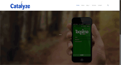 Desktop Screenshot of catalyze.co