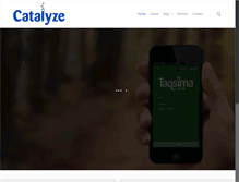 Tablet Screenshot of catalyze.co